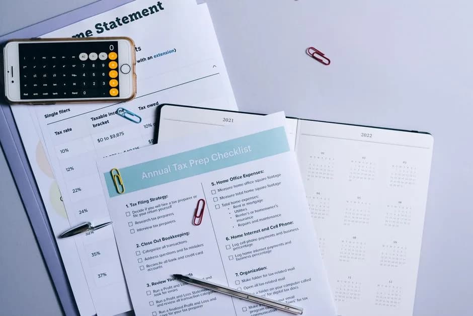 Accountant preparing compiled financial statements in Calgary